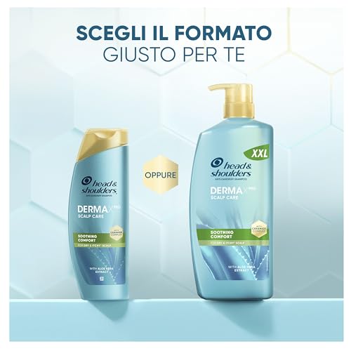 Shampoo Antiforfora Head & Shoulders Dermaxpro Lenitivo 800Ml Con Estratto Di Aloe Vera E Complesso Di Ceramidi, Lenisce La Cute Secca E Pruriginosa E Aiuta A Rafforzare La Barriera Cutanea - 7