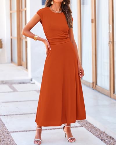 image for BTFBM Summer Outfits For Women 2026 Two Piece Sets Casual Crew Neck Sh