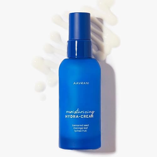 AAVRANI Hydra-Cream Hidratante - Sin aceite, ligera e hidratante hidratante diaria - Formulado con fruta de lichi, semilla de tamarindo y hoja de