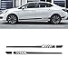 OceanAutos para Citroen C4 C1 C5 C3 C6 C-Elysee VTS, Pegatinas Laterales, Pegatinas de Coches Deportivos de Carreras, Accesorios de Ajuste automático, 2 Piezas