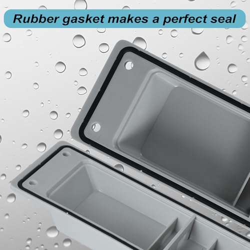 8 PCS Shipping Container Vent for Heavy-Duty Container,Reducing The Heat and Humidity of Cargo Containers,Lateral Flow Ventilation(Gray) - Thumbnail 4