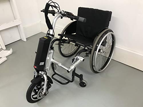 electric attachable handcycle for wheelchair