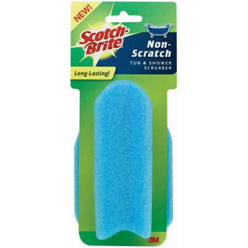 Scotch Brand 3M Scotch-Brite Non-Scratch Tub & Shower, 6 Scrubbers, 1 Count (Pack of 6), 6 Pack
