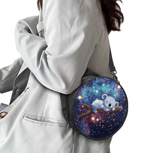 Upetstory Small Crossbody Round Purse for Women Teen Girls Shoulder Bag2