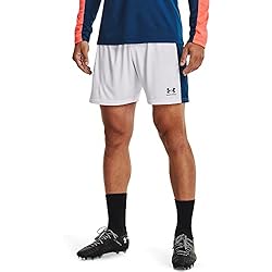 Challenger Knit Short - Pantalones Cortos Hombre 5 Under Armour Challenger Knit Short Pantalones Cortos, Blanco, M para Hombre