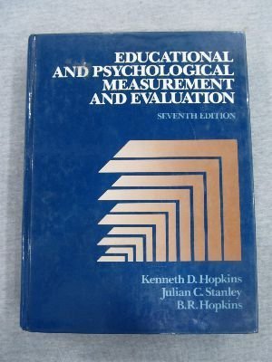 Educational and Psychological Measurement and E... 0132363240 Book Cover