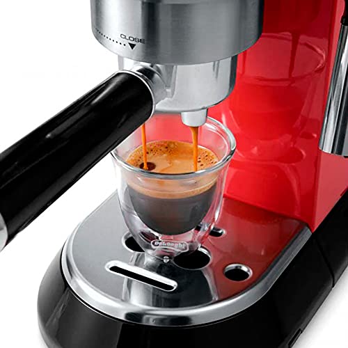 Máquina de Café Expresso De'Longhi - Dedica Deluxe EC680R - Vermelha, 110V