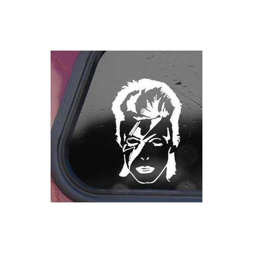 DAVID BOWIE ZIGGY STARDUST WHITE COLOR WINDOW BIKE LAPTOP ADHESIVE VINYL NOTEBOOK DIE CUT WALL ART VINYL CAR CAR MACBOOK DECOR HELMET AUTO DECORATION WALL ART STICKER