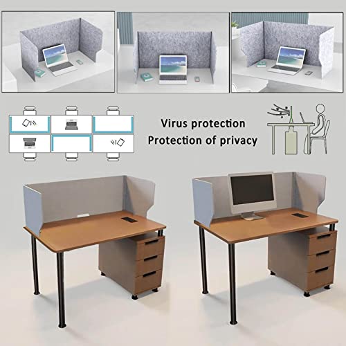 Cloison de bureau pliable acoustique réduction bruit assis-debout - 4