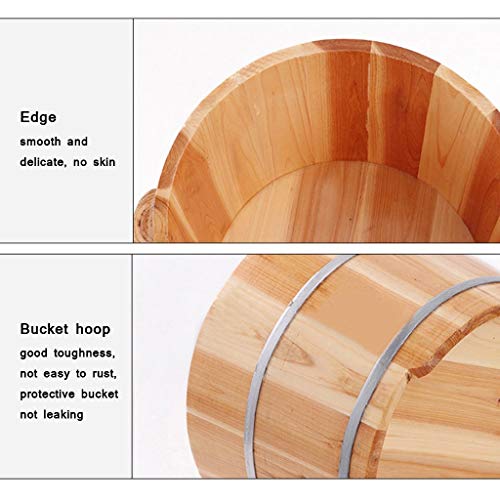 Spa de pies de madera para pedicura 25 cm miniatura 6