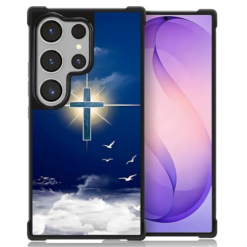 Coque antichoc Samsung Galaxy S26 Ultra motif Jésus foi chrétienne