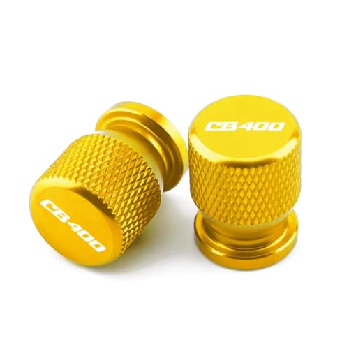 TIDVKOJ CB400SF NC31 CB400SB NC42 CB400/X/F CB400SF-VTEC NC39 CB400SS バイク用 エアバルブキャップ アルミ製バルブキャップ タイヤバルブ 2個入