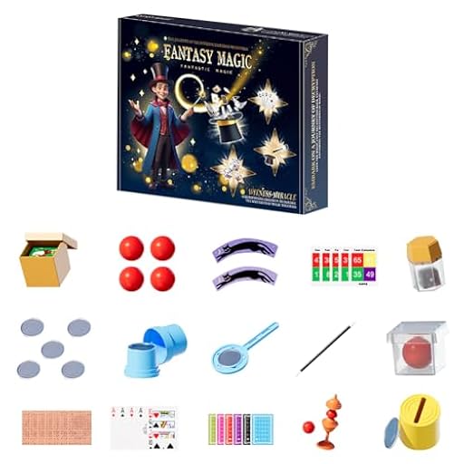 ZesGlyxyr Juego de Magia -Más de 90 Trucos de Magia para Niños,Coffret Magie Enfant con Varita Mágica e Instrucciones, Regalo Ideal para Niños, Niñas, Niños Pequeños, Principiantes-A | Ya disponible en tu tienda friki favorita! En mundofriki.es!