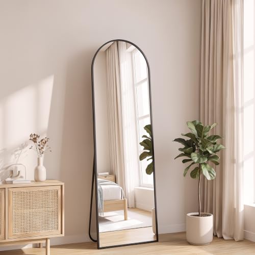NEWBULIG Arched Full Length Floor Mirror 56"x15", Body Standing Mirror