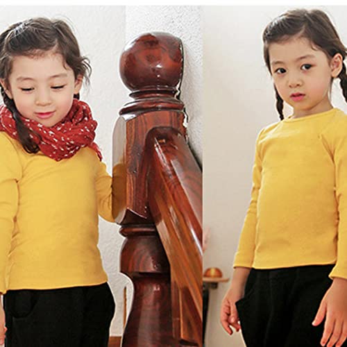 Toddlers Long Sleeve T-Shirt Soft Cotton Top Tees for Girls and Boys 1-Pack3