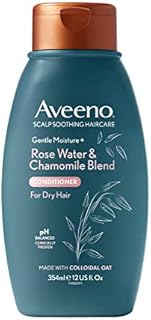 Aveeno Scalp Soothing Haircare Lightweight Moisture Rose Water & Chamomile Conditioner for Dry Hair 354ml