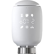 Zigbee Thermostat Radiator Valve Actuator LED Display WIFI Smart TRV Temperature Controller Compatible with Alexa Google Assistant Thermostat Radiator Valve   1