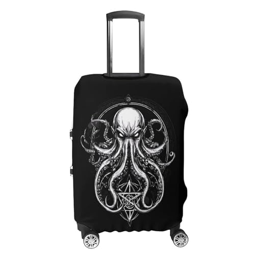 Cthulhus Travel Luggage Cover for Suitcase 19-32 Inches Elastic Washable Baggage Protector4