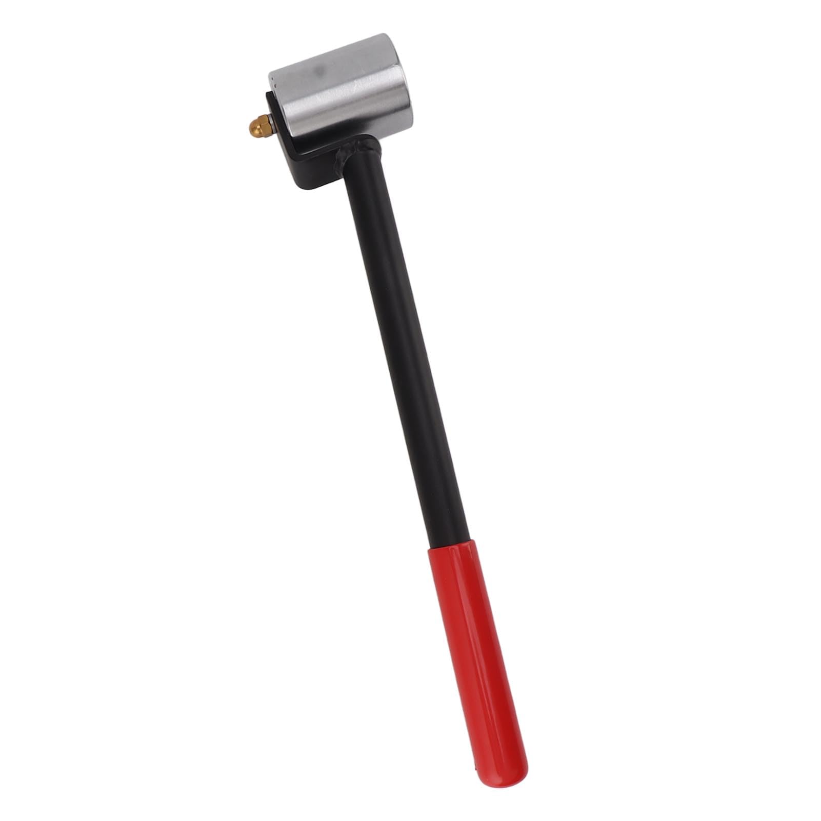 Rodillo de Costura para Papel Tapiz, Rodillo de presión Manual, Eje de Hierro de 6cm con Estructura metálica Recta y Funda de Goma, Mango Largo para el Sellado de Esquina