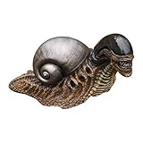 kristy Snail Alien Statue, Schnecke Statue Spielzeug, Xenomorph Schnecke, Halloween Dekoration für Haus Garten, Geschenk für Alien Collector
