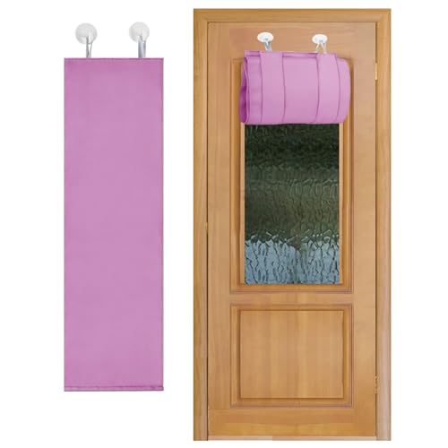 Jlong Classroom Door Window Cover, Door Curtain, Blackout, 36" L x 8" W