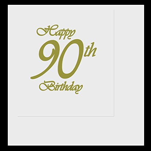 Partypro 90TH Classy Birthday Luncheon Napkin (16 CT.)