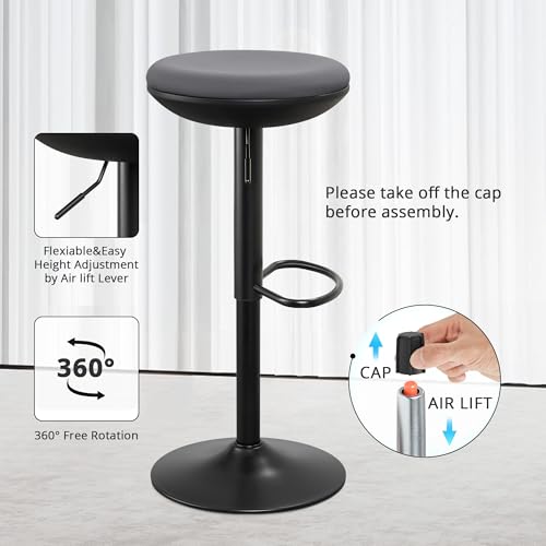 Image of IWMH Standing Desk Stool, Ergonomic Adjustable Height Office Chair
