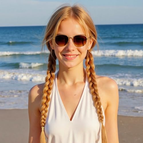 RICH MODE Polarized Hexagon Sunglasses for Women Men Polygon Square Sun Glasses UV400 Protection Metal Frame2