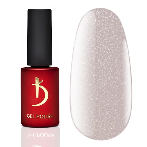 kodi professional French series Gel Nail Polish Color 7ml. Pink Nude Milky LED/UV Coat Soak Off Original (02 EC (gray-beige light sand shimmer))