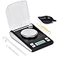 Muaket Feinwaage 0,001g x 50g, Milligramm Waage mit LCD Display, Hochpräzise MG Waage, Briefwaage mit 20g Kalibriergewichten, Digitalwaage zum Wiegen von Pulvern, Schmuck und Medizin mit 2 × Batterien