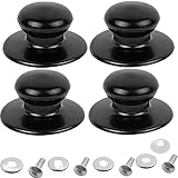 Pot Lid Cover Knob Handle, Universal Kitchen Cookware Pot Lid Knob Cap Replacement, Plastic Holding