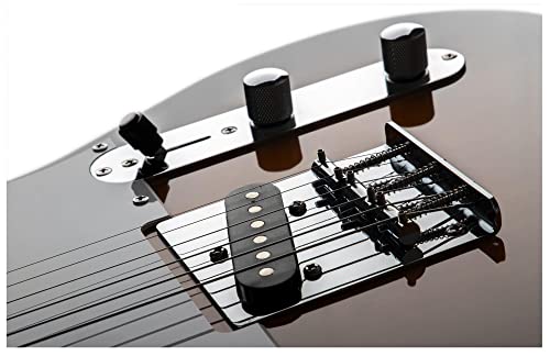 Rocktile Pro TL100-SB Guitare Électrique, 2 Tone Sunburst - Les Beatles, Paul McCartney, John Lennon, RIngo Starr, George Harrison Rocktile Pro TL100-SB Guitare Électrique, 2 Tone Sunburst – Image 6