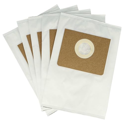 vhbw 5x bolsa compatible con Kärcher NT 20/1 Ap Te, Ap aspiradora - vellón micro, Typ M, 30 cm x 21 cm blanco