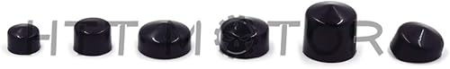 Miniatura 6 de HTTMT MT247-003-BK Tapas Superiores de Pernos Negros Compatibles con Harley Davidson Dyna Glide Twin Cam 1991-2012