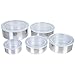 Stainless-Steel Bowls with Lids - 5-Piece Nesting Mixing Bowls Set for Prepping, Serving, and Storing - Kitchen Essentials for New Home