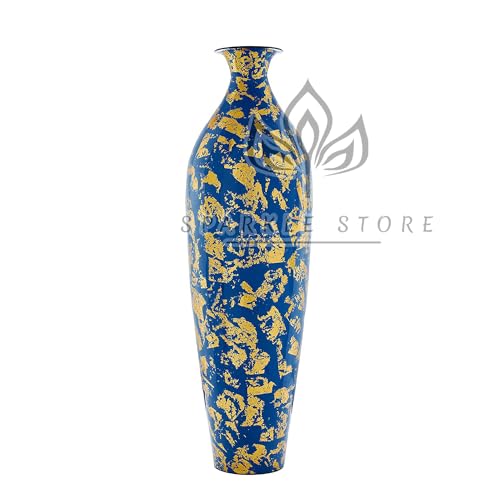 Image of 24 inches Metal Flower Vase for Home Decor Office Living Room Corner Decoration