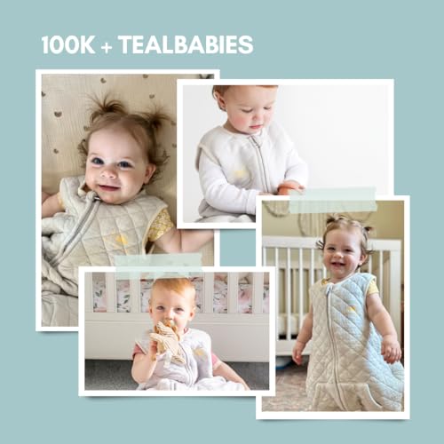 Image of Tealbee Dreamsuit Toddler Sleep Sack with Feet - Walker Sleep Bag with Legs, Rayon made from Bamboo, All Season 1.2 TOG, 2-Way Zipper, 2T-3T - Sunshine