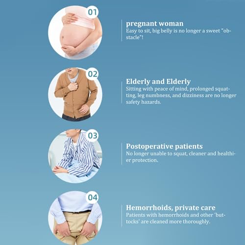 Sitz Bath Portatile Sopra Il Wc Bidet Portatile Anti-Traboccamento Bidet Di Capacità Per Emorroidi Postpartum Cura Privata Blu, Sitz Bath - 4