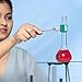 Kichvoe 3pcs Green Flask Clamp Set round Bottom Fixed Clips for Titration Table Accessories Experimental Flask Holder Industrial Testing Equipment