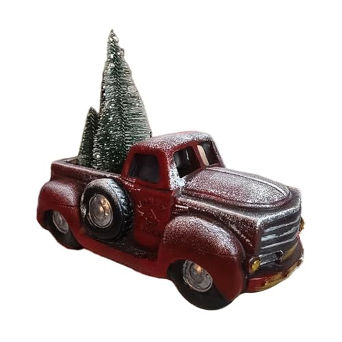 Camión de Navidad decorativo nostálgico para revivir tradiciones en casa 2