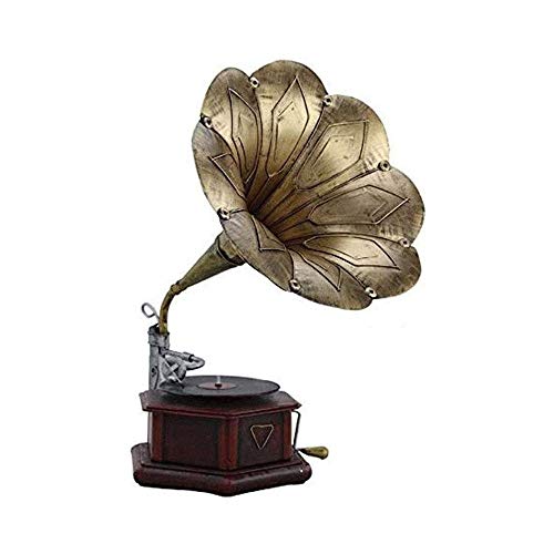 Bronze rétro Antique phonographe Gramophone Platine Vinyle Tourne-Disque Haut-parleurs stéréo décoration de la Maison… - Les Beatles, Paul McCartney, John Lennon, RIngo Starr, George Harrison Bronze rétro Antique phonographe Gramophone Platine Vinyle Tourne-Disque Haut-parleurs stéréo décoration de la Maison…