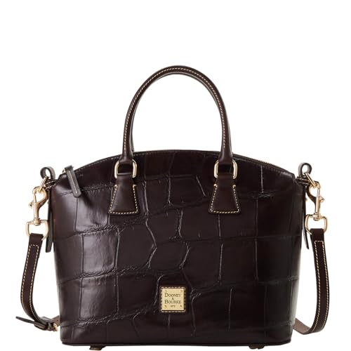 Dooney & Bourke Handbag, Denison Domed Satchel - Espresso