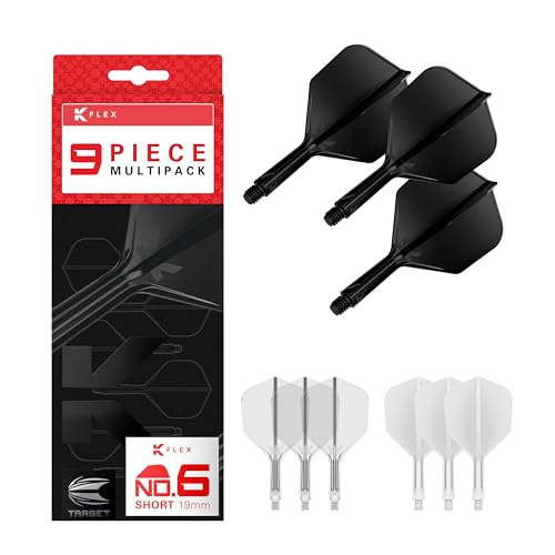 Varillas y flechas integradas K-Flex para evitar que se suelten las plumas de tus dardos