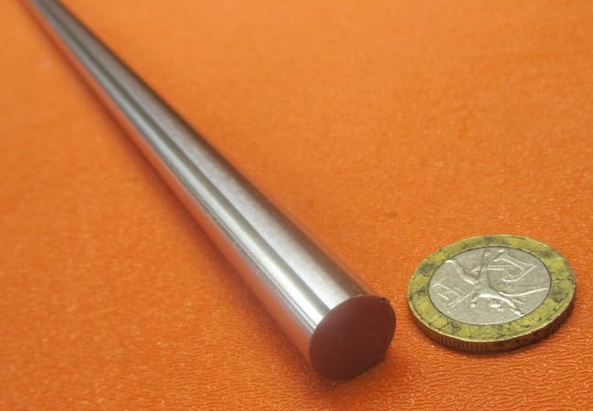Chrome Plated 1045 Carbon Steel Shaft .500" (1/2") Diameter x 18" Long 1 pc