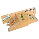 WONDERFUL GIFT: Großes Geschenk für Sportler und Skateboard-Liebhaber, werden sie es mit diesem Skatepark Kit Spielzeug genießen.