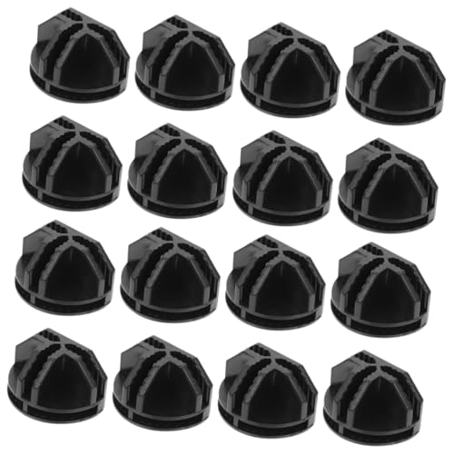 Kisangel 16 piezas Conectores de Armario de para Zapatero Modular Hebillas Resistentes para Montaje y Ensamblaje de Muebles Diseño Grueso y Fácil Instalación para Armarios y Closets