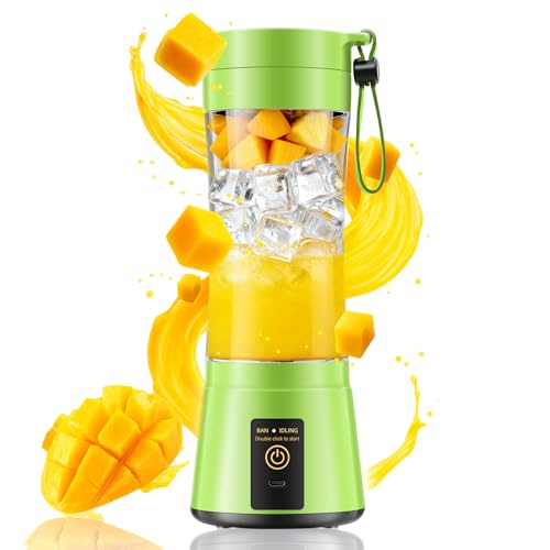 Image of Cordless Personal Size Portable Blender - 380Ml Blender Smoothies and Shakes, BPA Free Traveling Juice Cup with Powerful Blending, Freshly Squeezed in Sports /Travel /Home