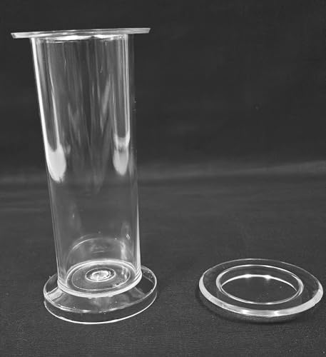 Image of Specimen Jar(Gas jar) / Polypropylene, 200mm x 50mm Transparent