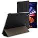 Produktbild ebestStar - kompatibel mit iPad Pro 12.9 M1 2021 Hülle 2020 Schlank Smart Cover [Ultra Dünn] Schutzhülle Etui, Ständer Case Cover, Schwarz [Tab: 280.6 x 214.9 x 6.4/5.9 mm, 12.9'']