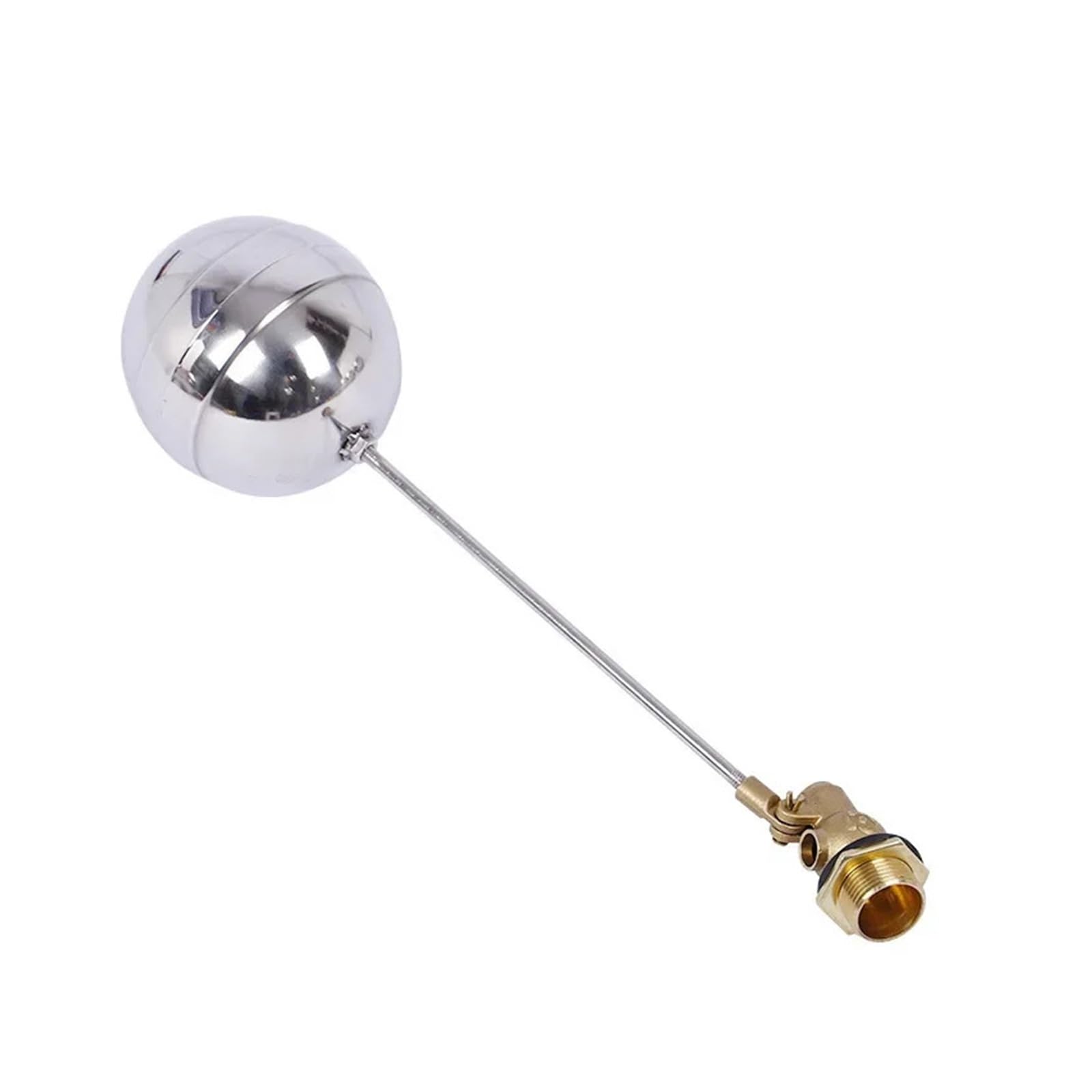 DN15/20/25/32/40 Brass Float Valve Cold Hot Water Tank 1/2" 3/4" 1" Floating Ball Valve Stem Flow Control Cistern/Expansion Tank(DN15)